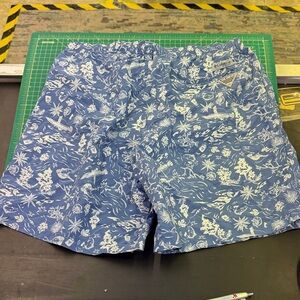 Columbia Men’s Blue Tropical Print Hybrid Shorts